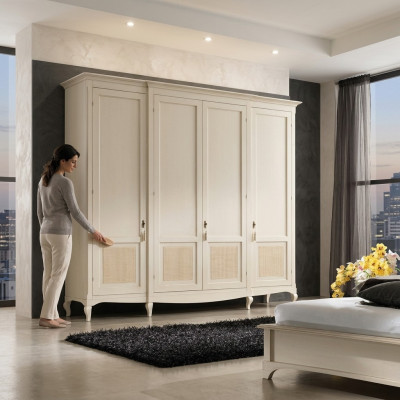 Armario Vaccari cav giovanni de madera maciza Armarios Armario Dormitorio Nuevo
