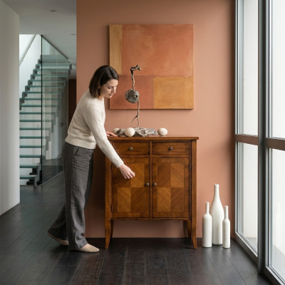 Sideboards de madera Armario Muebles Cómodas Marrón Cómoda Aparador Macizo