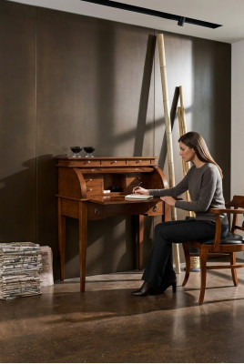 Muebles de oficina de madera italianos mesas escritorio secretaria escritorios