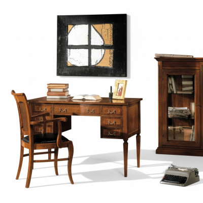 Muebles Escritorio Madera maciza Mesas Muebles italianos Escritorio Oficina Mesa Mobiliario Nuevo