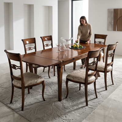 Comedor sillas madera silla de lujo marrón sillas sala muebles nuevos