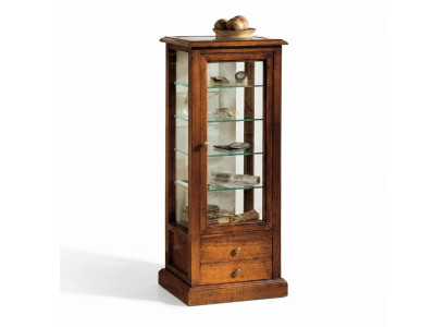 Muebles de sala de estar aparador de madera maciza vitrina gabinete de vidrio vitrina de madera auténtica