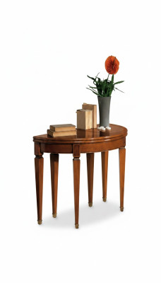 Mesas de madera maciza de diseño italiano Mesas redondas nuevas Mesa de madera ovalada Muebles.