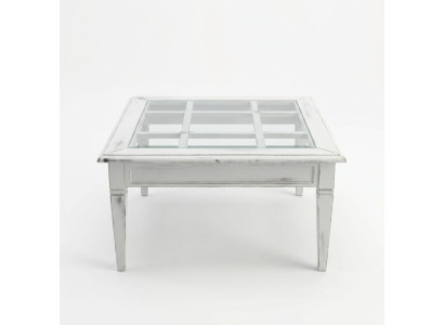 Mesa Mesa de centro clásica Sofá Mesas Muebles Sala de estar Mesas de centro Blanco