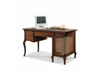 Muebles de oficina diseño antiguo de madera, mesa, secretaria, escritorio.