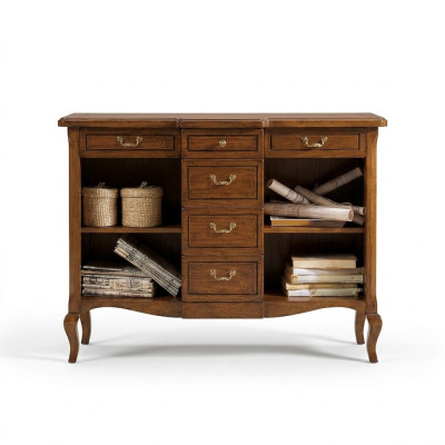 Armario clásico de madera maciza Muebles italianos Aparador Cómoda