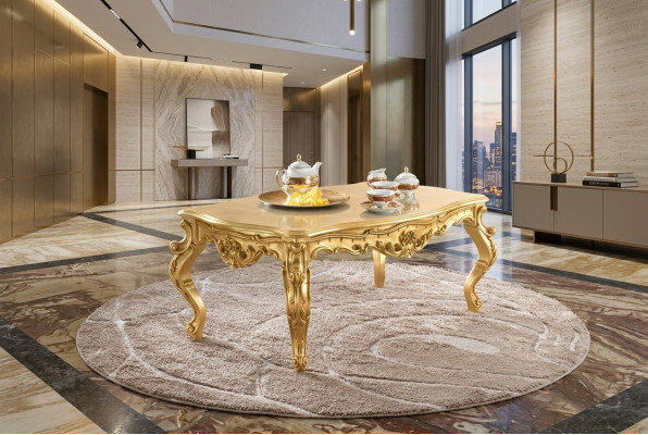 Mesa de café auxiliar de sofá, mesas de salón de lujo de diseño nuevo.