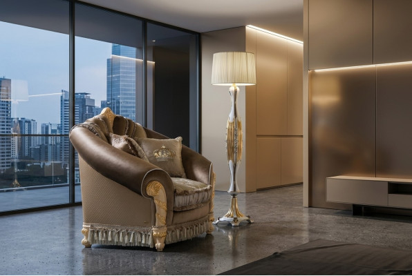 Relajación Lounge Club Sillas Muebles Sillón Nuevo Sillón Lujo Silla Tapizado Cóctel