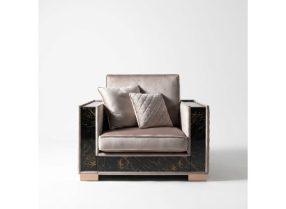 Diseñador de tapicería Textil 1 asiento Cojín Asiento Sofá Nuevo Sillón 120x102cm Sofá