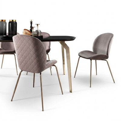 Sillas de comedor de madera Sillón de lujo Beige Sillas de salón de madera nuevos