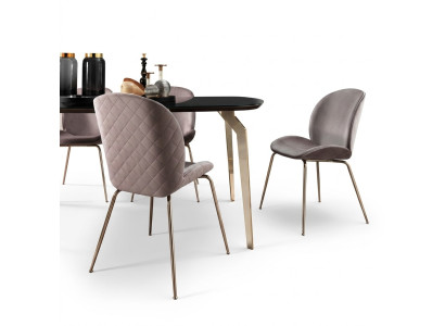 Sillas de comedor de madera Sillón de lujo Beige Sillas de salón de madera nuevos