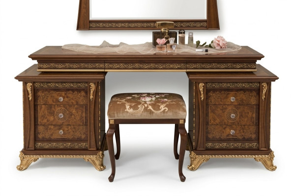 tocador cómoda tocador estilo barroco antiguo mesa de tocador mesas consolas mesa