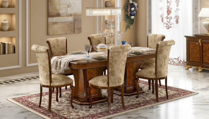 Mesas Muebles Mesa de comedor Estilo antiguo Madera maciza Mesas de comedor italianas Mesa de madera