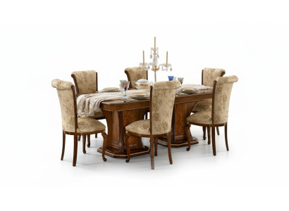 Mesas Muebles Mesa de comedor Estilo antiguo Madera maciza Mesas de comedor italianas Mesa de madera