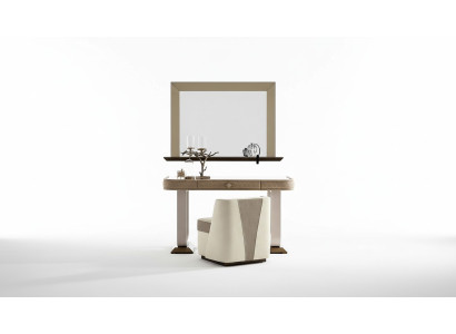 Tocador Dormitorio Taburete Conjunto Cómoda Mesa Consola Espejo
