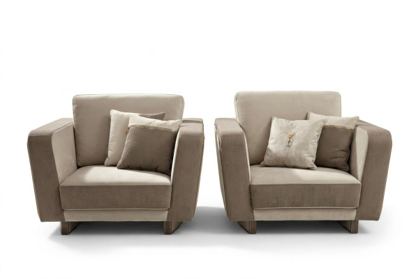 Diseño Lounge Club Relax Sillón Silla Tapizado Cuero Textil Madera Tela