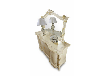 Cómoda Espejo Taburete Conjunto completo Muebles de dormitorio Cómoda Consola Nuevo