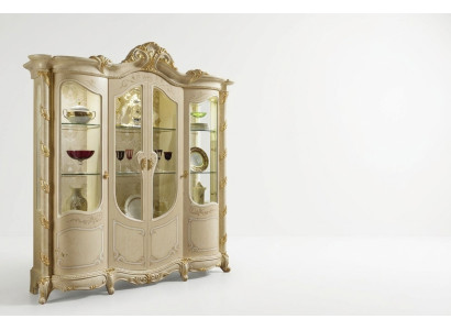 Armario Vitrina Aparador de comedor Madera Armarios Muebles Aparador de sala de estar Vidrio