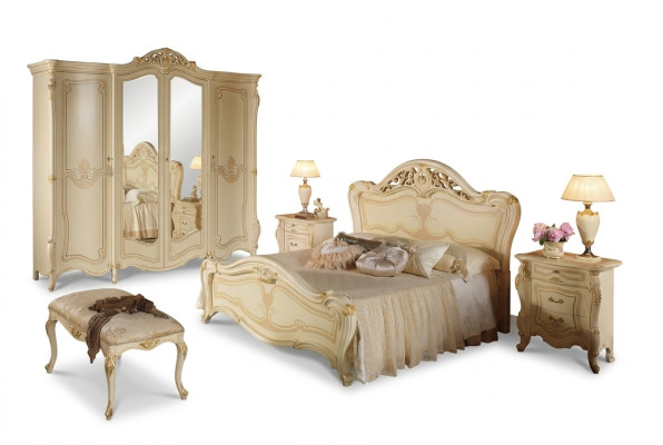 Cama de madera Set de dormitorio Muebles Moderno Lujo Camas Nuevas 2 mesitas de noche 3 piezas