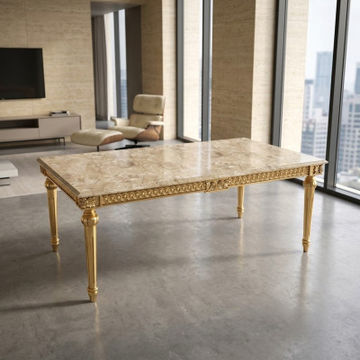 Mesa de centro Mesas auxiliares Sala de estar Rectangular Café Diseño de lujo Mesa de sofá
