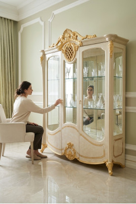 Vitrina Armario Vitrinas Diseño de armarios italianos para sala de estar nuevos