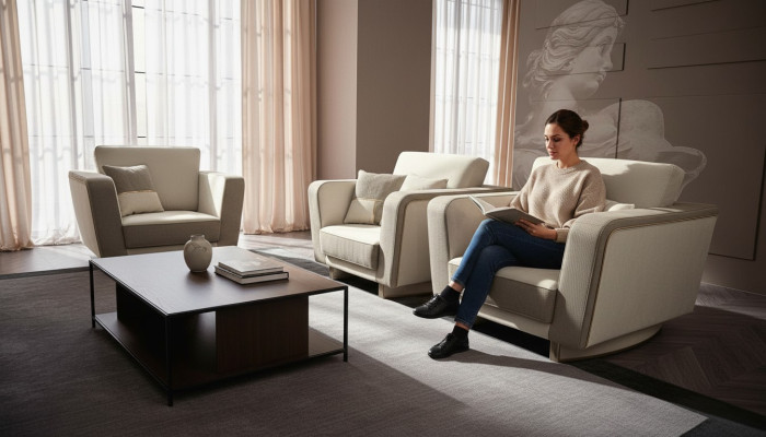 Muebles Mobiliario Butaca Relax Club Respaldo Lujo Silla Diseño Sillón Hotel Nuevo