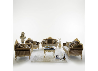 Sofá de salón clásico Conjunto de sofás Sofás Tapizados Sofá Conjunto de sofá 3+2+1 plazas