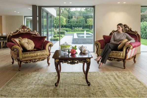 Mesas de café Mesa Mesa de lujo Mesas de madera Consolas Diseño Muebles italianos Cómodas