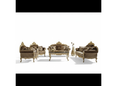 Sofá italiano de 3 plazas, sofá de terciopelo Winchester 230 cm marrón muebles nuevos.