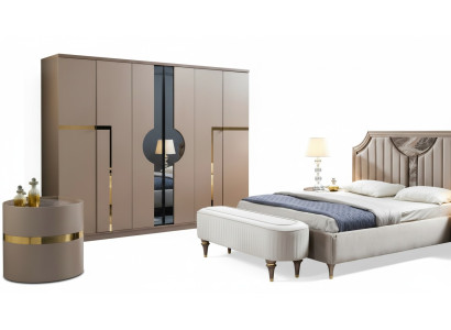Armario de ropa Lujo Armario Dormitorio Muebles Estilo Italiano Madera Armarios