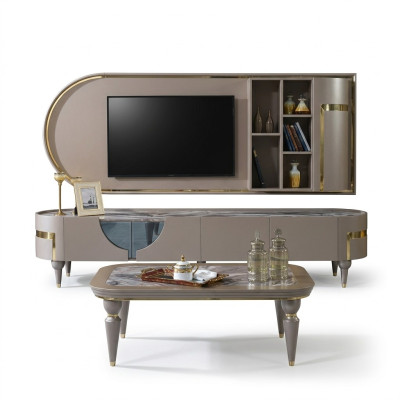 mueble de TV Lowboard RTV, armarios de muebles armario de salón aparador cómoda nuevo