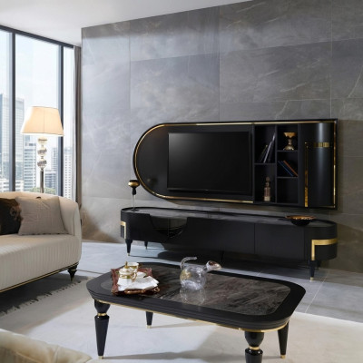 Mueble de televisión moderno Lowboard rtv, soporte de mueble de televisión de medios del armario Fernseh Sideboard