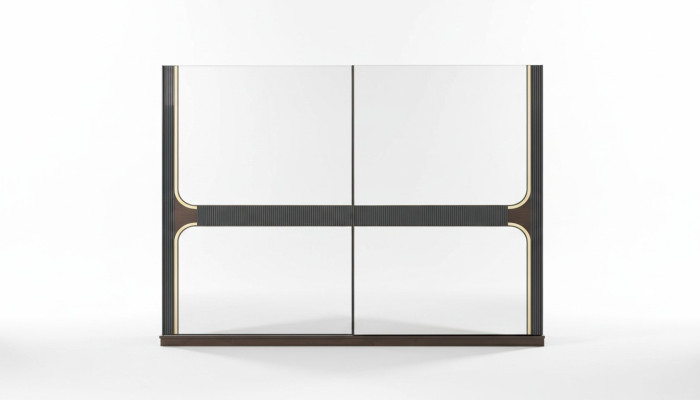 Armario de ropa Diseño Armarios Espejo Mueble Armario Estilo italiano