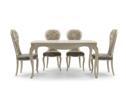 Mesa clásica Mesa de madera Barroca Rococó Comedor Mesa real