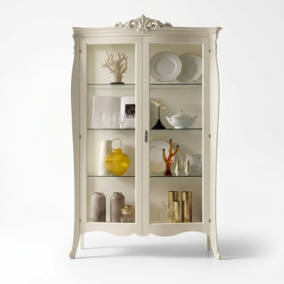 Vitrina de madera maciza para salón, aparador de cristal de muebles, gabinetes, vitrinas, sala de estar, nuevo.