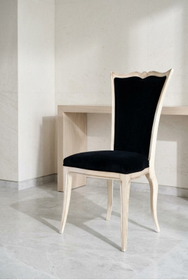 Lujo 1x Silla Silla de comedor Sillas de cocina Sillón de sala de estar Silla tapizada Silla