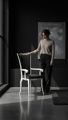 Lujo 1 silla silla de comedor silla de respaldo silla tapizada con reposabrazos