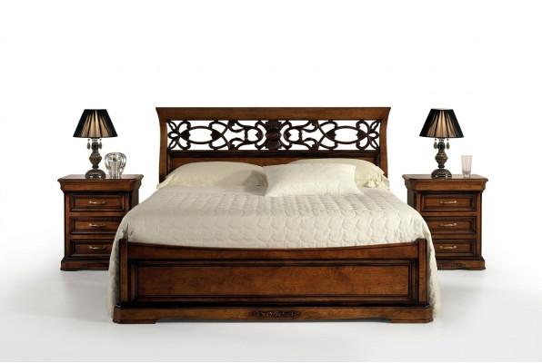 Muebles de cama para dormitorio cama doble cama de madera cama de diseño Vaccari cav giovanni
