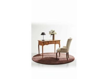 Escritorio de oficina + silla Conjunto completo de muebles Mesas de lujo italiano Mesa de 2 piezas.