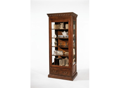 Muebles de madera maciza Vitrinas de vidrio Armario de madera maciza Aparador Vitrina Salón