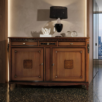 Cómoda Salón Cómoda Cajones Madera Aparador Armario Armarios Macizos