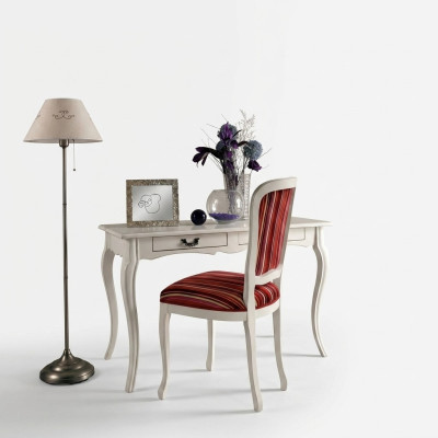 Silla de comedor de madera, silla de lujo blanca con respaldo, muebles de sala de estar nuevos