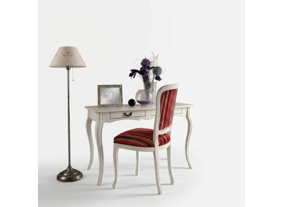 Silla de comedor de madera, silla de lujo blanca con respaldo, muebles de sala de estar nuevos