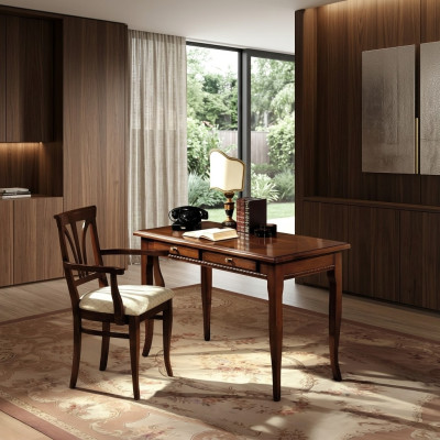 Mesa escritorio secretaria escritorios Muebles italianos Silla conjunto oficina 2 piezas