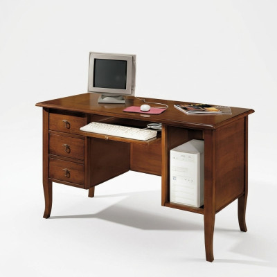 Mesa de ordenador de oficina conjunto de muebles Escritorio de madera maciza Mobiliario italiano Nuevo