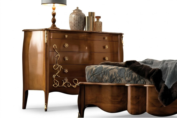 Cómoda Aparador Credenza Marrón Macizo Aparadores Muebles de Madera Armario Cajoneras