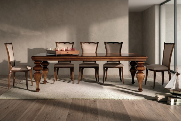 Mesa Muebles Mesa de comedor Madera natural Estilo retro Comedor Sala de estar Mesas de comedor Madera