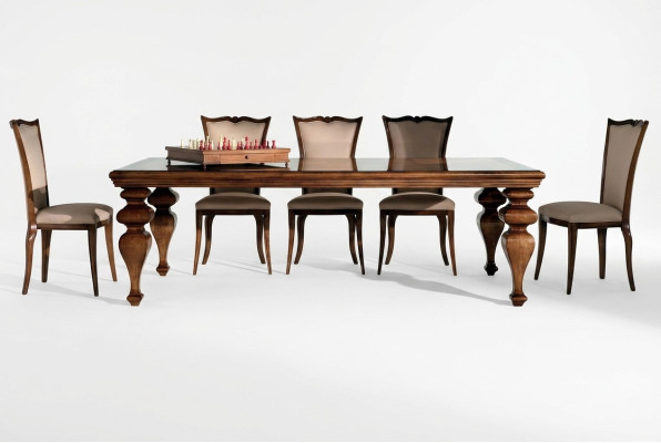 Mesa Muebles Mesa de comedor Madera natural Estilo retro Comedor Sala de estar Mesas de comedor Madera