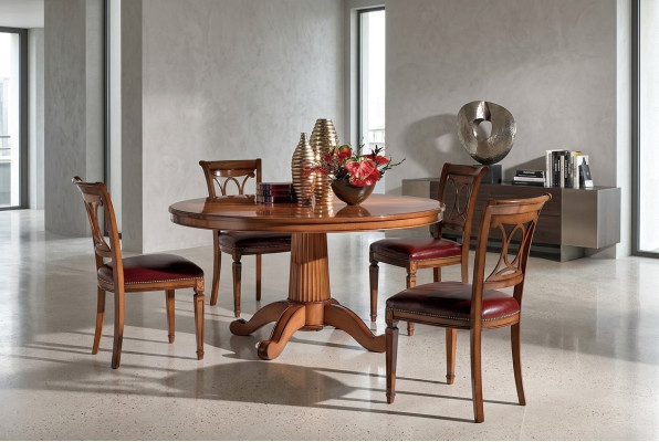 Conjunto de 4 sillas Art déco con diseño de tapicería, nuevas, de madera para sala de estar de comedor.
