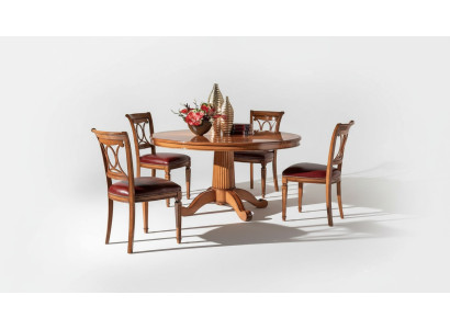 Mesas redondas Muebles Mesa de comedor en estilo antiguo Mesas de comedor italianas Mesas de madera